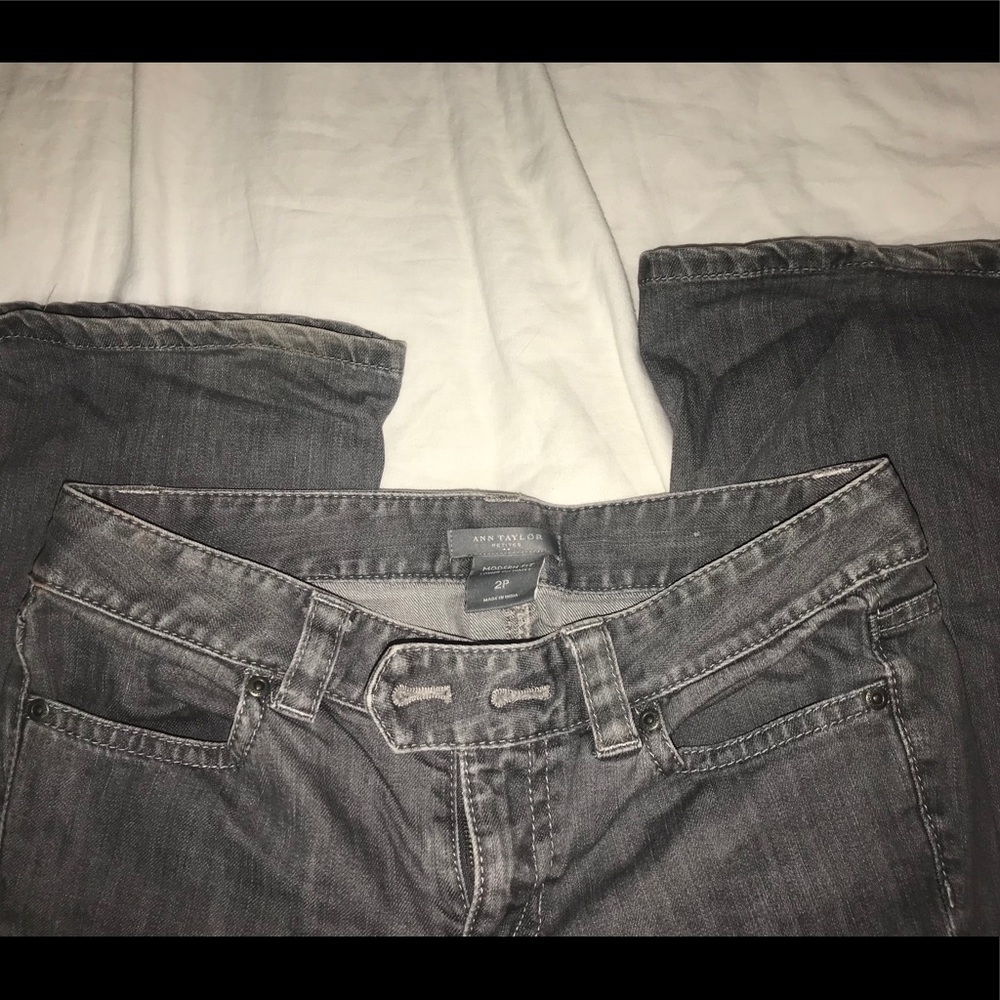 Ann Taylor Petites modern fit grey jeans size 2p
